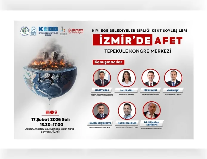 İzmir’de 17 Şubat’ta Düzenlenecek “KEBB Kent Söyleşileri Afet Paneli” Halkın Katılımına Açık Gerçekleştirilecek