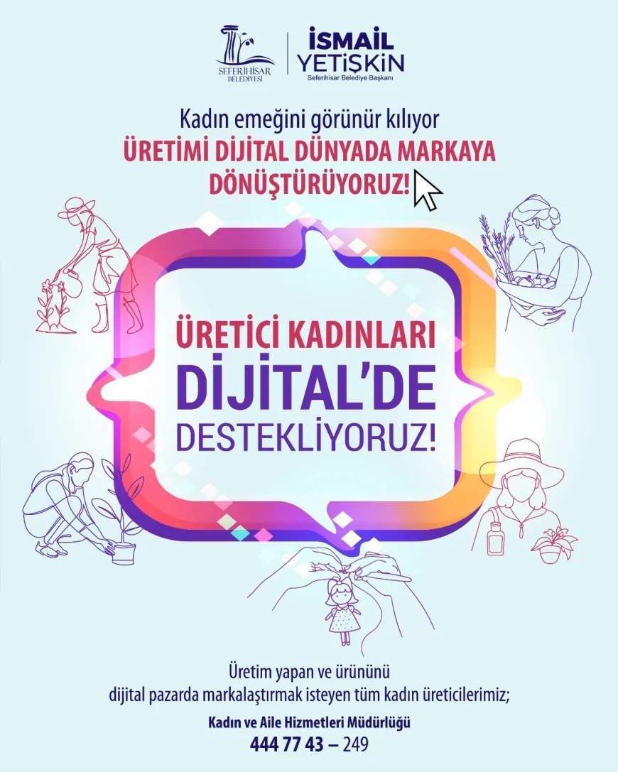 Seferihisar belediyesi kadın emeği