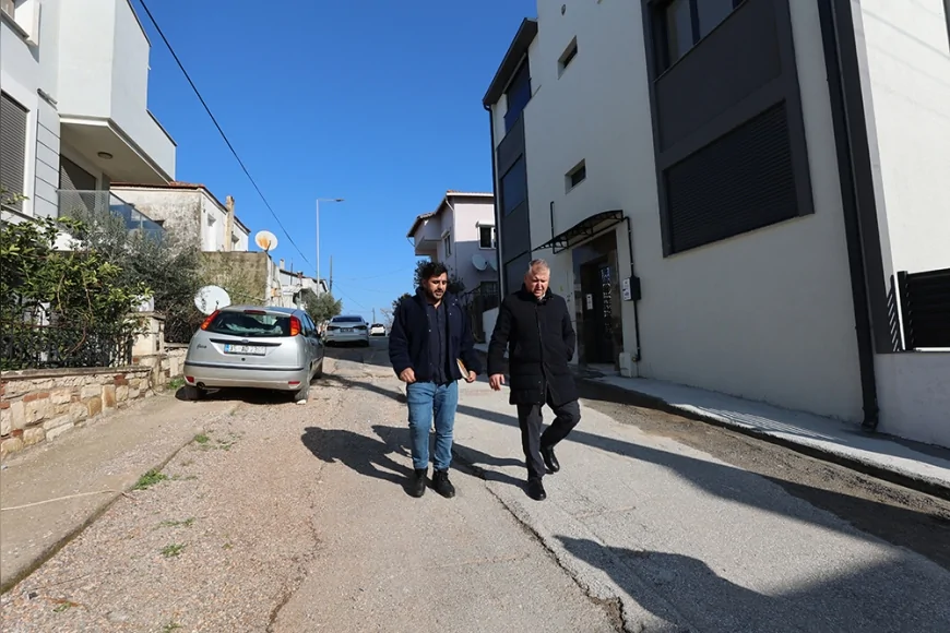 Urla Belediyesi İlçe Genelinde Eş Zamanlı Altyapı Hamlesi Başlattı Dere Islahı ve Yol Çalışmaları Sürüyor