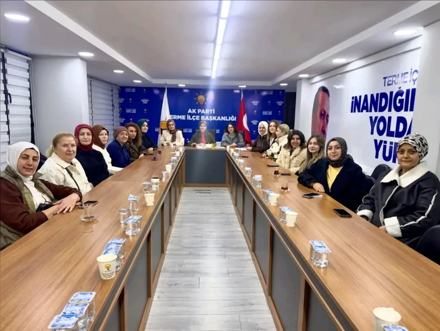 AK Parti Terme İlçe Kadın Kolları Başkanı Emine Durucu: “Birlik ve dayanışma ruhuyla hedeflerimizi belirledik”