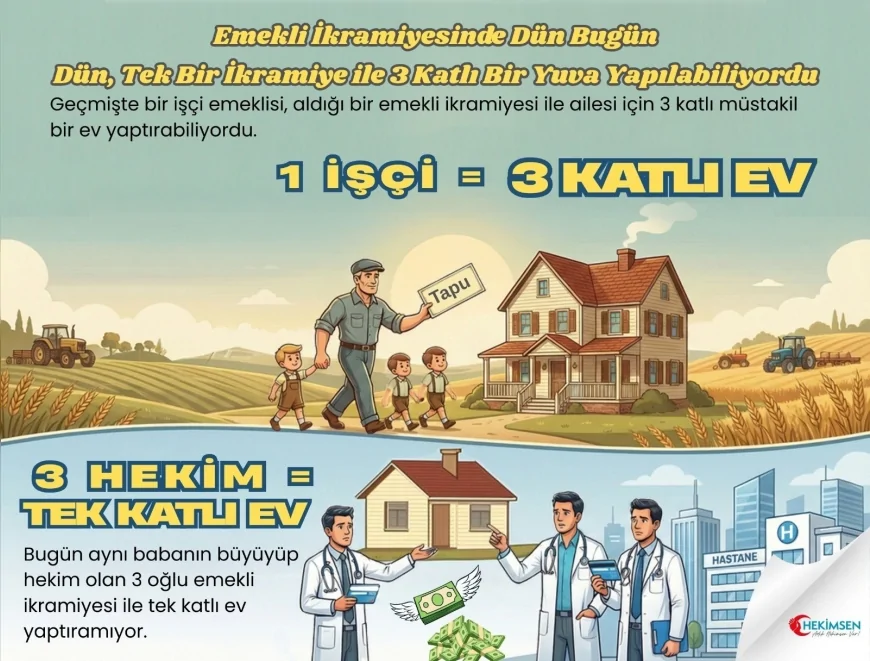 Hekimsen Sosyal Medyada Açıkladı: “30 Yıl Çalışan Uzman Hekimin İkramiyesi Bir Eve Yetmiyor”