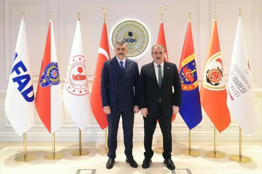 BBP Genel Başkanı Mustafa Destici: “Yeni İçişleri Bakanımız Mustafa Çiftçi’ye hayırlı olsun ziyaretinde bulunduk”