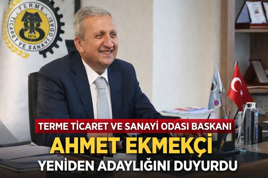 Terme Ticaret ve Sanayi Odası Başkanı Ahmet Ekmekçi: “Orta Ölçekli Yeni Sanayi Sitesinde 400 Dükkanlık Projeyi Hayata Geçireceğiz”