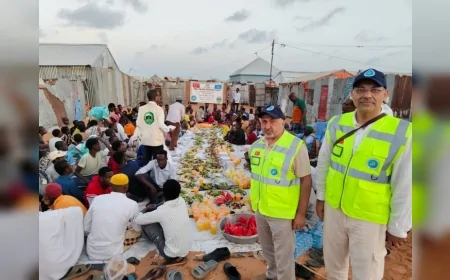 Kanatsız Melekler İyilik Grubu Kurucusu ve Akademisyen Dr. Davut Dinçel Somali’de İnsani Yardım Çalışmalarına Katıld