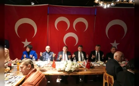 MHP Samsun Teşkilatı Terme’de İftar Programında Buluştu