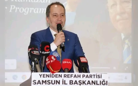 Yeniden Refah Partisi Genel Başkanı Dr. Fatih Erbakan Samsun’daki İftar Programında Siyasi ve Ekonomik Gündeme İlişkin Mesajlar Verdi