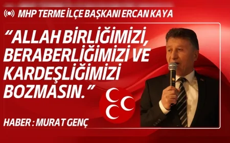 MHP Terme İlçe Başkanlığı’nın İftar Programı Siyaset ve Sivil Toplum Temsilcilerini Bir Araya Getirdi