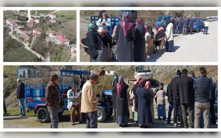 Samsun Terme’de Taş Ocağında Planlanan Dinamitli Patlamaya Mahalle Sakinlerinden Tepki