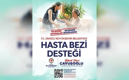 Denizli büyükşehir belediyesi hasta bezi desteği .