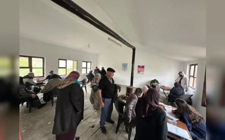 Samsun Terme’de Dereyol Mahallesi’nde yüzlerce vatandaş sağlık taramasından faydalandı