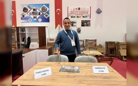 İzmir’de cezaevinde üretilen mobilyalar fuarda sergilendi, her ürün bir dönüşüm hikâyesi anlattı