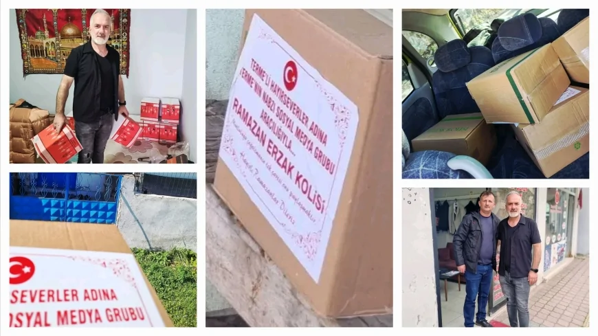 Termede sosyal medya dayanışması: “Termenin Nabzı” Ramazan’da ihtiyaç sahiplerine ulaştı