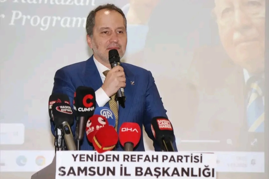 Yeniden Refah Partisi Genel Başkanı Dr. Fatih Erbakan Samsun’daki İftar Programında Siyasi ve Ekonomik Gündeme İlişkin Mesajlar Verdi