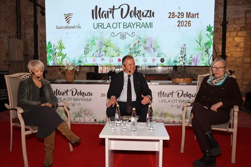 Mart Dokuzu Urla Ot Bayramı ziyaretçilerini ağırlamaya başladı.
