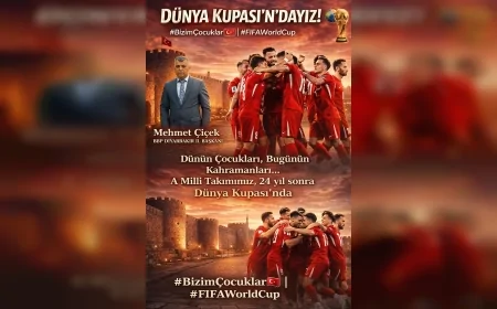 BBP Diyarbakır İl Başkanı Mehmet Çiçek: “A Milli Takımımız  tarih yazdı”