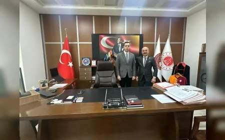 BBP Terme İlçe Başkanı Gürol Özen, Şehit Savcı Mehmet Selim Kiraz’ın Yıl Dönümünde Başsavcı Semih Demirkan’ı Ziyaret Etti