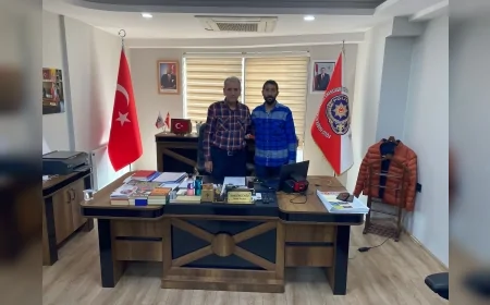 Polis Haber Noktası İmtiyaz Sahibi Senai Ergünöz: “Devlete sadakat şerefimiz oldu”