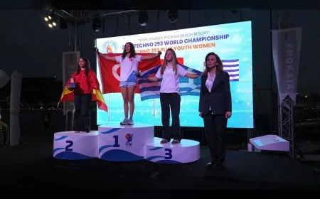 İzmir Foça’da düzenlenen Windsurf Techno 293 Dünya Şampiyonası 17 ülkeden 300 sporcunun katılımıyla tamamlandı