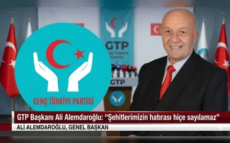 Genç Türkiye Partisi Genel Başkanı Ali Alemdaroğlu: “Şehitlerimizin hatırası hiçe sayılamaz”