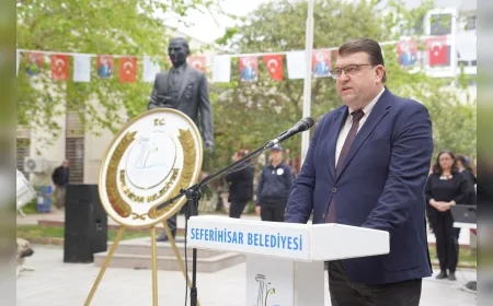 Seferihisar Belediye Başkanı İsmail Yetişkin: “Atatürk’ün gelişi yalnızca bir ziyaret değil bir iz bırakmaktı”