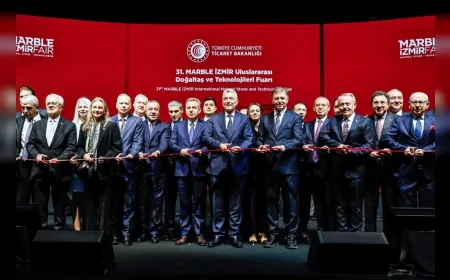 İzmir’de Marble Fuarı 31. Kez Kapılarını Açtı Doğal Taş Sektörü Küresel Buluşmada Bir Araya Geldi
