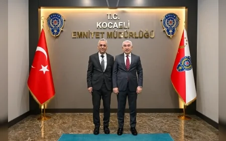 AL-KON ve HEKİMSEN Genel Başkanı Uzm. Dr. Adil Kurban Kocaeli İl Emniyet Müdürü Faruk Karaduman ile Şiddetle Mücadeleyi Görüştü