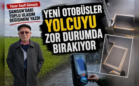 Yazar Seyfi Günaçtı Samsun’daki toplu ulaşım değişimini yazdı “Yeni otobüsler yolcuyu zor durumda bırakıyor”