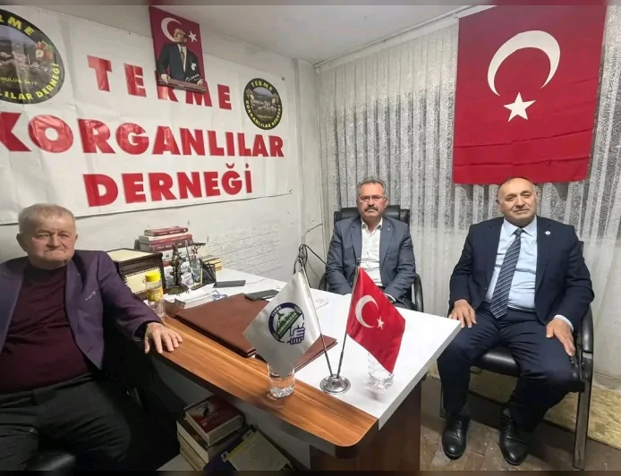 İYİ Parti Terme İlçe Başkanı Şakir Şahin’den Korganlılar Derneği’ne ziyaret