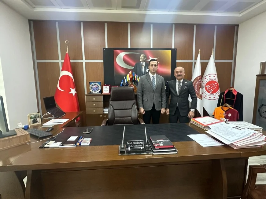 BBP Terme İlçe Başkanı Gürol Özen, Şehit Savcı Mehmet Selim Kiraz’ın Yıl Dönümünde Başsavcı Semih Demirkan’ı Ziyaret Etti