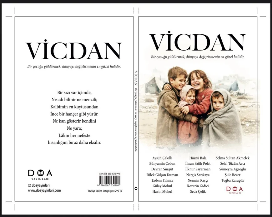 Vicdan Kitabı Raflarda 19 Yazarın Kaleminden Doğan Eser Çocuklara Umut Olacak