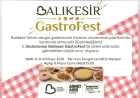 1. Uluslararası Balıkesir Gastronomi Festivali.
