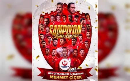 BBP Diyarbakır İl Başkanı Mehmet Çiçek: “Amedspor’un Süper Lig’e yükselmesi kentimiz adına gurur verici”