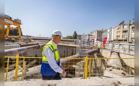 İzmir Büyükşehir Belediyesi Raylı Sistemler Dairesi Başkanı Alpaslan Kara: “Buca Metrosu’nda en zorlu aşamaları geride bıraktık”