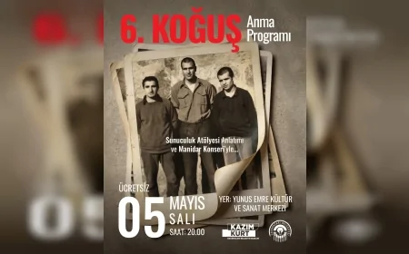 Deniz Gezmiş, Yusuf Aslan ve Hüseyin İnan için anma programı düzenlenecek.