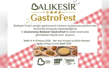 1. Uluslararası Balıkesir Gastronomi Festivali.