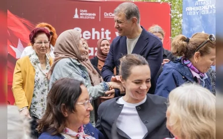 Başkan Tugay şehit anneleriyle bir araya geldi “Size hizmet bizim için onur”