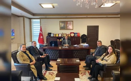 Afşin Kaymakamı Muammer Sarıdoğan, Sosyal Güvenlik Haftası’nda SGK Personelini Ağırladı