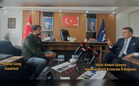 Anahtar Parti Erzurum İl Başkanı Yücel Ahmet İşleyen: “Görevlerde ehliyet ve liyakat esas alınacak”