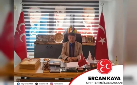 MHP Terme İlçe Başkanı Ercan Kaya: “19 Mayıs bağımsızlık uğruna verilen tarihi şahlanışın adıdır”