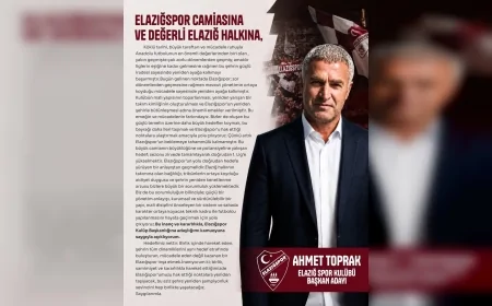 İş İnsanı Ahmet Toprak Elazığspor Başkanlığına Aday Oldu: “Hedefimiz Doğrudan 1. Lig”