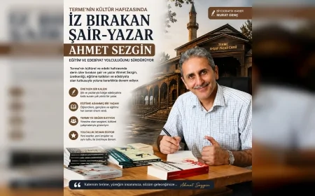 Eğitimci-Şair-Yazar Ahmet Sezgin, Eğitim ve Edebiyat Dünyasında İz Bırakan Çalışmalarıyla Dikkat Çekiyor