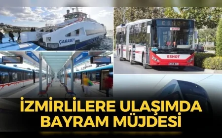 İzmir Büyükşehir Belediyesi Kurban Bayramı’nda toplu ulaşımda indirim ve ücretsiz sefer düzenlemesine gitti.