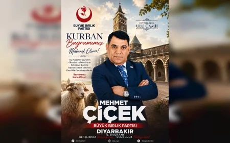 Başkan Mehmet Çiçek “Sevgi ve Hoşgörünün Hâkim Olduğu Nice Bayramlarda Buluşmayı Diliyorum”
