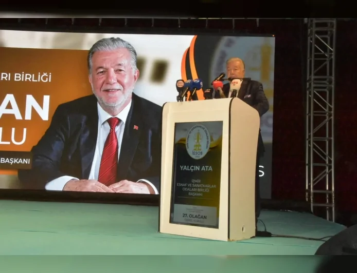 İzmir’de Balçova’da gerçekleştirilen İESOB 27. Olağan Genel Kurulu’nda mevcut başkan Yalçın Ata, 822 oyun 744’ünü alarak yeniden göreve getirildi.