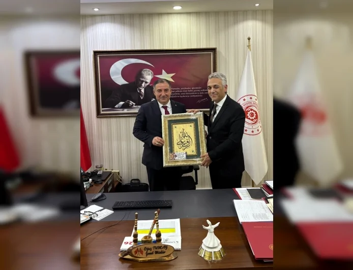 HEKİMSEN Genel Başkanı Uzm. Dr. Adil Kurban, Çalışma Genel Müdürü Oğuz Tuncay ile sağlık çalışanlarının sorunlarını görüştü