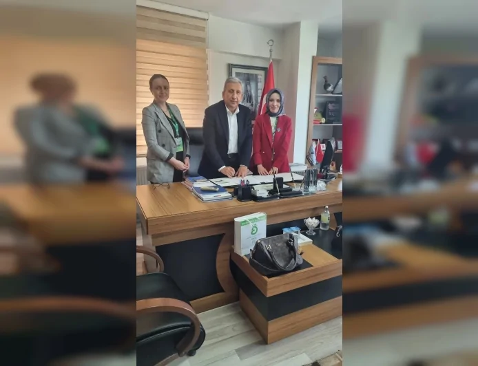 Terme TSO Başkanı Ahmet Ekmekçi’ye Eğitim Kurumu ve SGK İlçe Müdürlüğünden Ziyaret