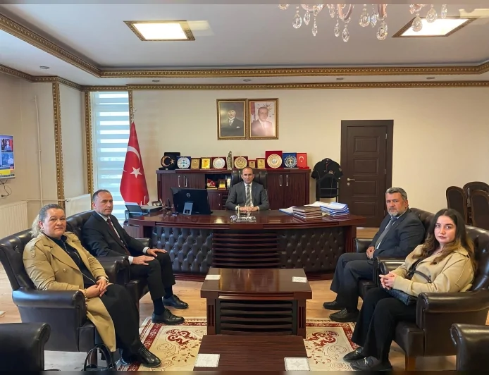 Afşin Kaymakamı Muammer Sarıdoğan, Sosyal Güvenlik Haftası’nda SGK Personelini Ağırladı