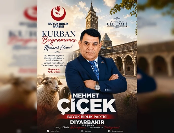 Başkan Mehmet Çiçek “Sevgi ve Hoşgörünün Hâkim Olduğu Nice Bayramlarda Buluşmayı Diliyorum”