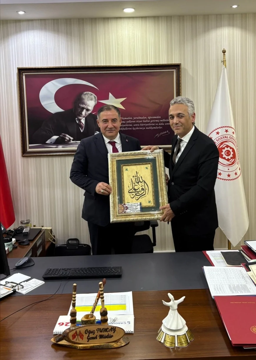 HEKİMSEN Genel Başkanı Uzm. Dr. Adil Kurban, Çalışma Genel Müdürü Oğuz Tuncay ile sağlık çalışanlarının sorunlarını görüştü