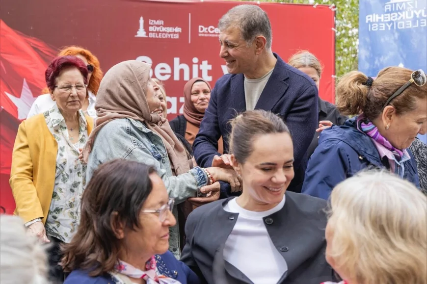 Başkan Tugay şehit anneleriyle bir araya geldi “Size hizmet bizim için onur”